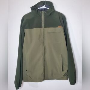 Mens Voyager Performance Rain Windbreaker Full Zip Jacket Size Medium Gorpcore